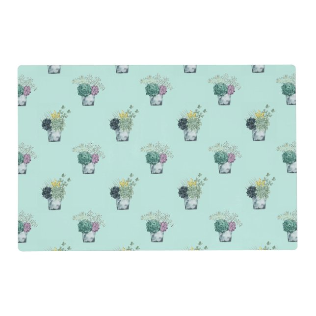 Plant Happiness Collection | Succulents Placemat (Front)