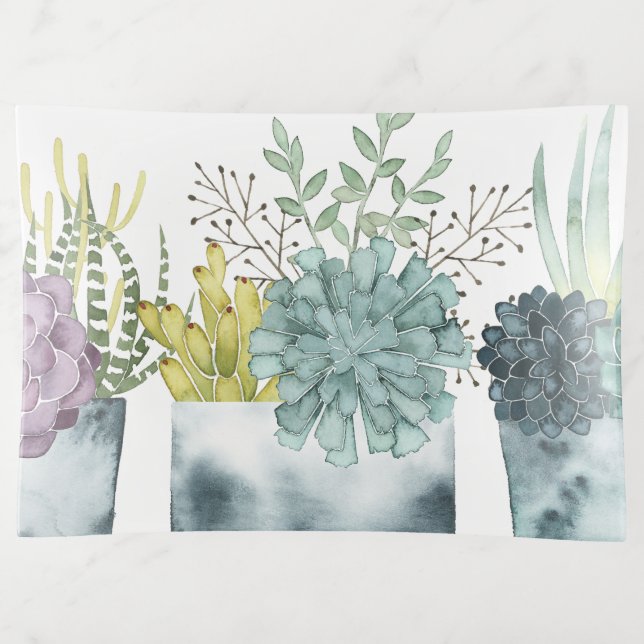 Plant Happiness Collection Trinket Tray (Front)