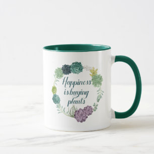Plant Happiness Happines is Buying Plants Mug