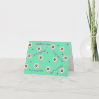 PLANT HAPPINESS Note Card
