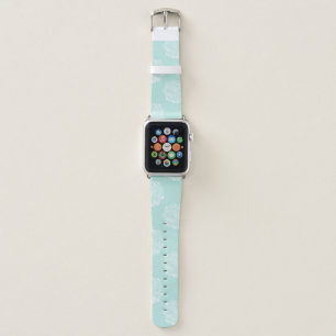 Plant Happiness Pastel Succulent Pattern Apple Watch Band