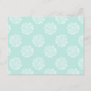 Plant Happiness Pastel Succulent Pattern Postcard
