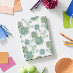 Plant Happiness   Succulent Pattern iPad Pro Cover