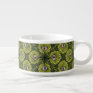 Plant Horror Art - Creepy Cute Green Flower Bowl
