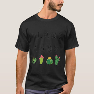 Plant Lady Cacti Cactus Succulent For Christmas T-Shirt