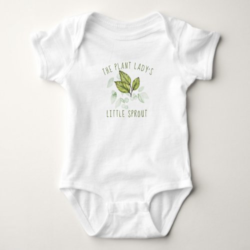 Plant Ladys Little Sprout  Baby Bodysuit