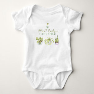Plant Lady's Little Sprout  Baby Bodysuit