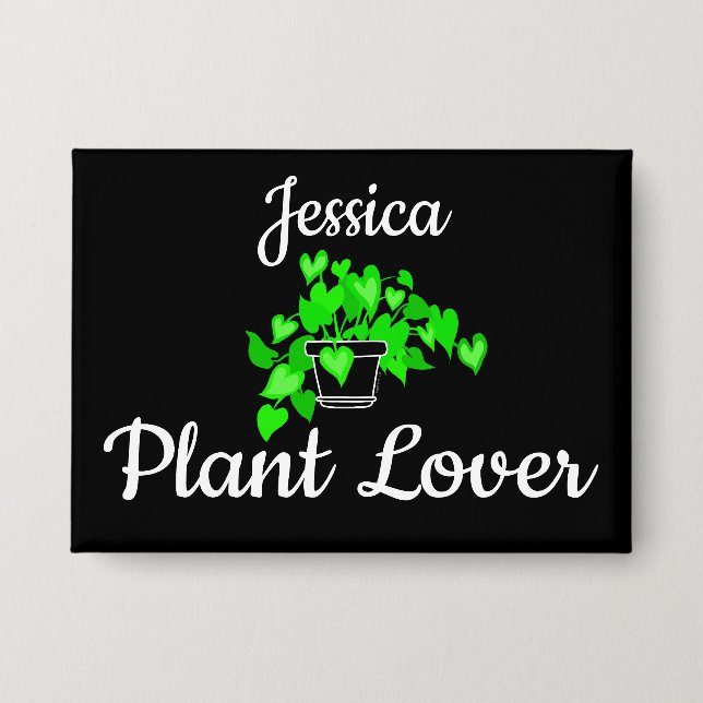 Plant Lover Button (Front)