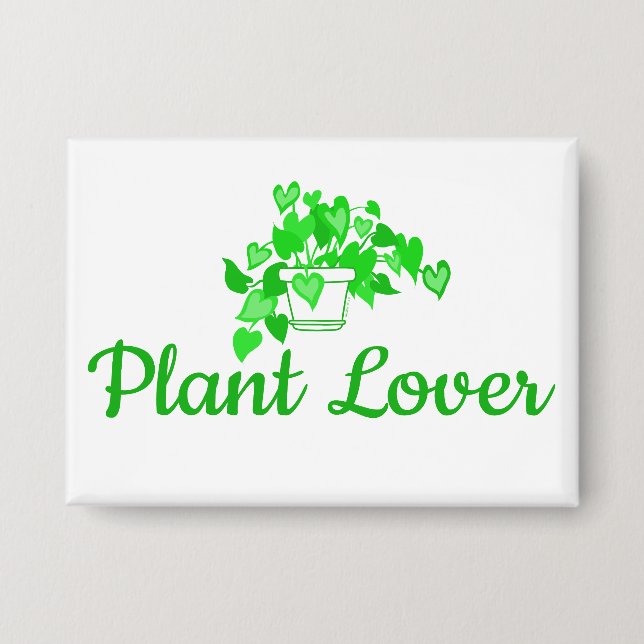 Plant Lover Button (Front)