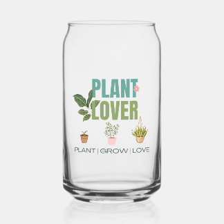 Plant lover can glass