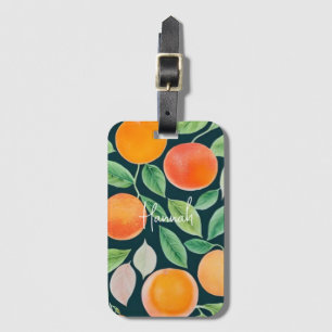 plant lover luggage tag