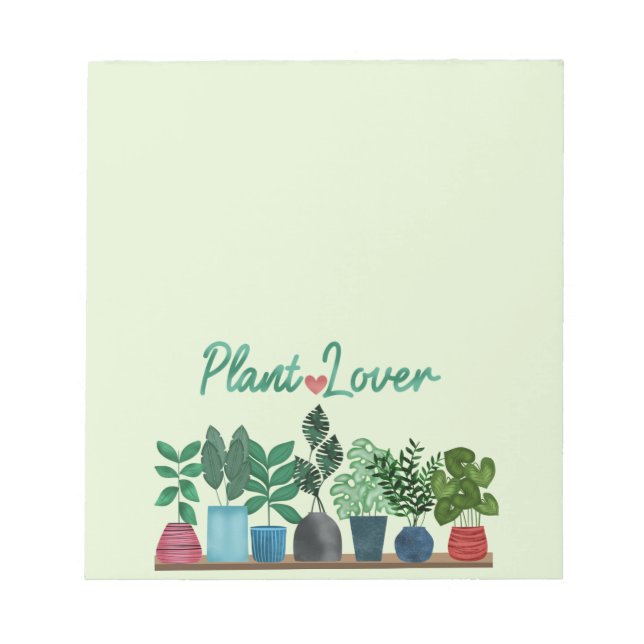 Plant Lover Notepad (Front)