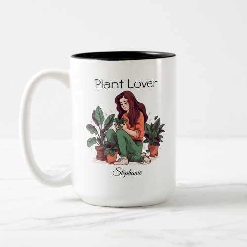 Plant Lover Personalized Simple Mug