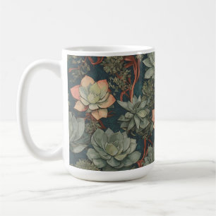 Plant Lover Succulents Garden Pattern Coffee Mug