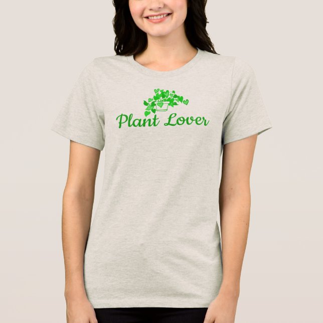 Plant Lover Tri-Blend Shirt (Front)