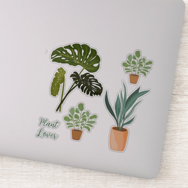 Plant Lovers Collection © by Cathy Thompson Sticker (Detail)