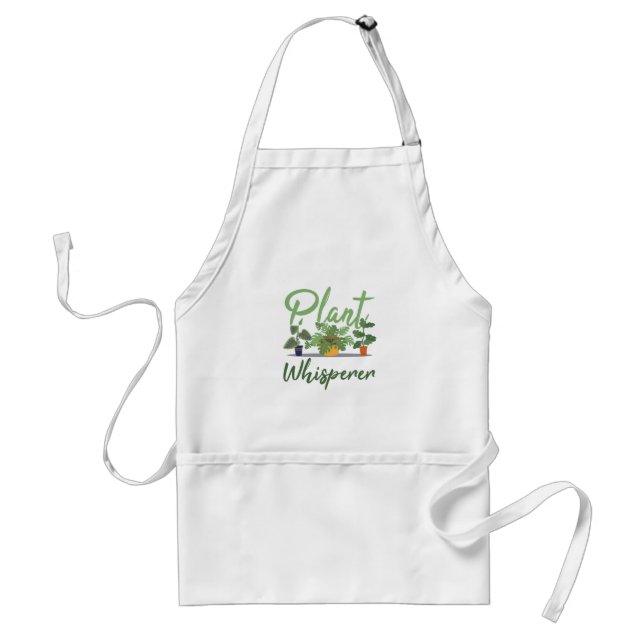Plant Lovers | Plantie Plants Gardener Gift Ideas Adult Apron (Front)