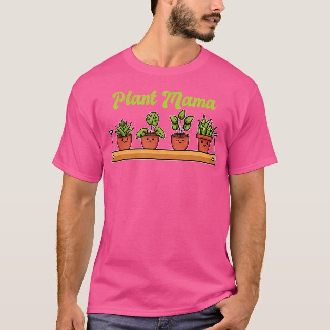 Plant Mama Garden Lovers Gardening T-Shirt (Front)