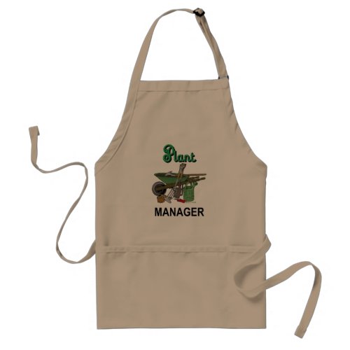 Plant Manager For The Gardener Adult Apron