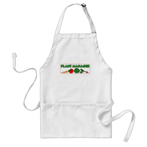 Plant Manager Gardening Adult Apron