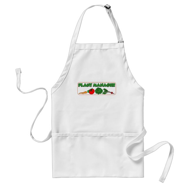 Plant Manager Gardening Adult Apron (Front)