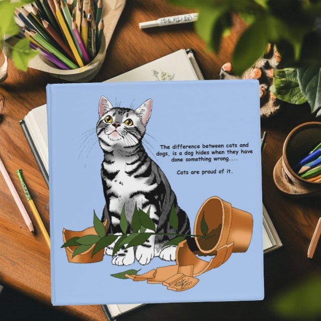 Plant Mischief Cat 3 Ring Binder (Creator Uploaded)