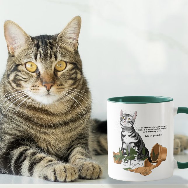 Plant Mischief Cat Mug (Creator Uploaded)