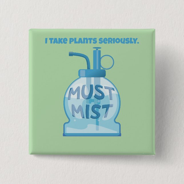 Plant mister misting pot plants button (Front)