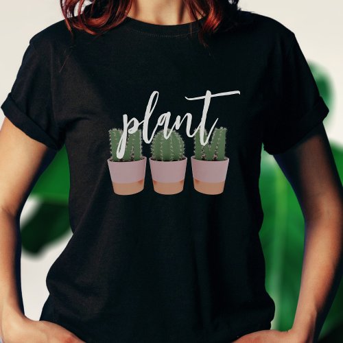 Plant Mom Cactus Lover Gardening T_Shirt