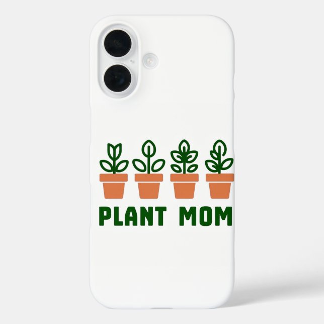 Plant Mom Case-Mate iPhone Case (Back)