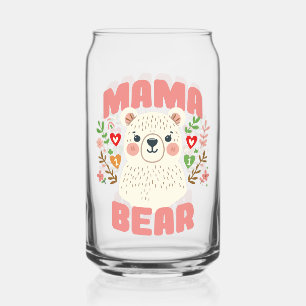 Plant Mom Cute Mothers Day Mom Life Can Glass