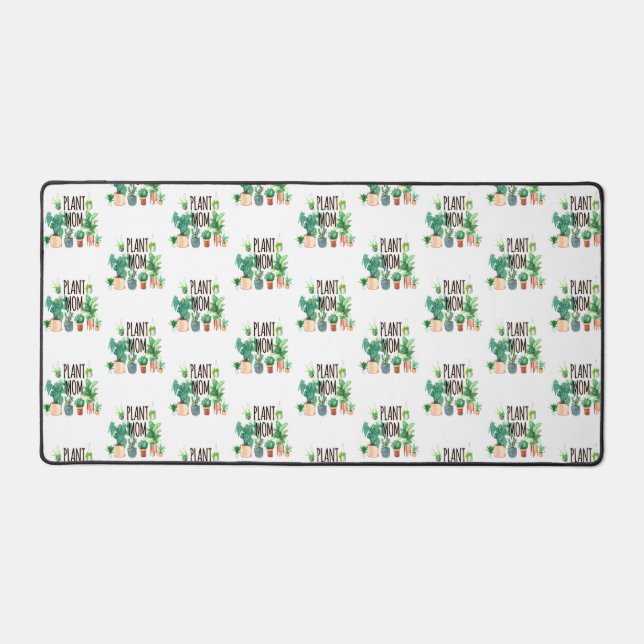 Plant Mom -Gardening, Planter Gift For Mom Desk Mat (Front)