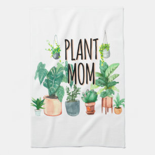Plant Mom -Gardening, Planter Gift For Mom Kitchen Towel