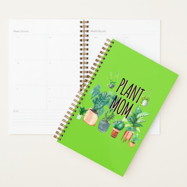 Plant Mom -Gardening, Planter Gift For Mom Planner (Display)