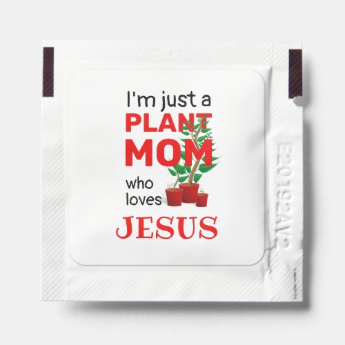 PLANT MOM LOVES JESUS HAND SANITIZER PACKET