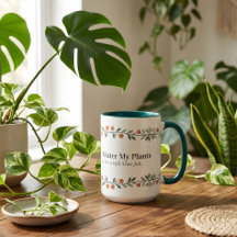 Plant Mom Mug Funny Botanical Coffee Mug (15oz)