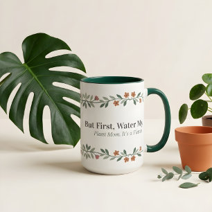 Plant Mom Mug Funny Botanical Coffee Mug (15oz)