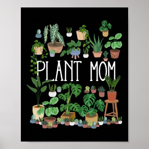 Plant Mom Poster
