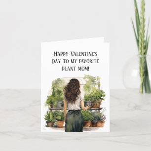 Plant Mom Valentine's Day Holiday Card
