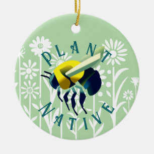 Plant Native Ceramic Ornament