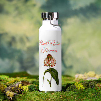 Plant Native Flowers Water Bottle 