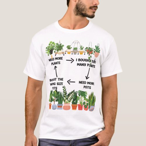Plant Need More Plants Bought Too Many Plants Need T_Shirt