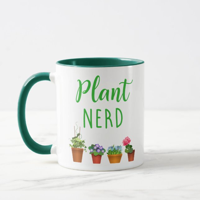 Plant Nerd Funny Gardening and Houseplant Mug (Left)