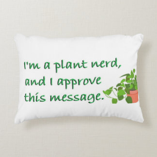 PLANT NERDS UNITE! ACCENT PILLOW