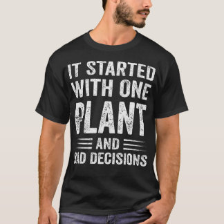 Plant Parent Humor Houseplant Obsession Fuuny T-Shirt