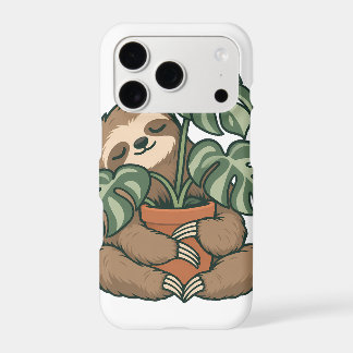 Plant Parent Sloth Hugging Monstera Phone Case