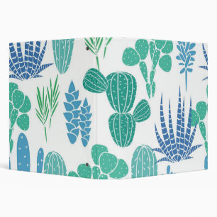 Plant pattern 3 ring binder