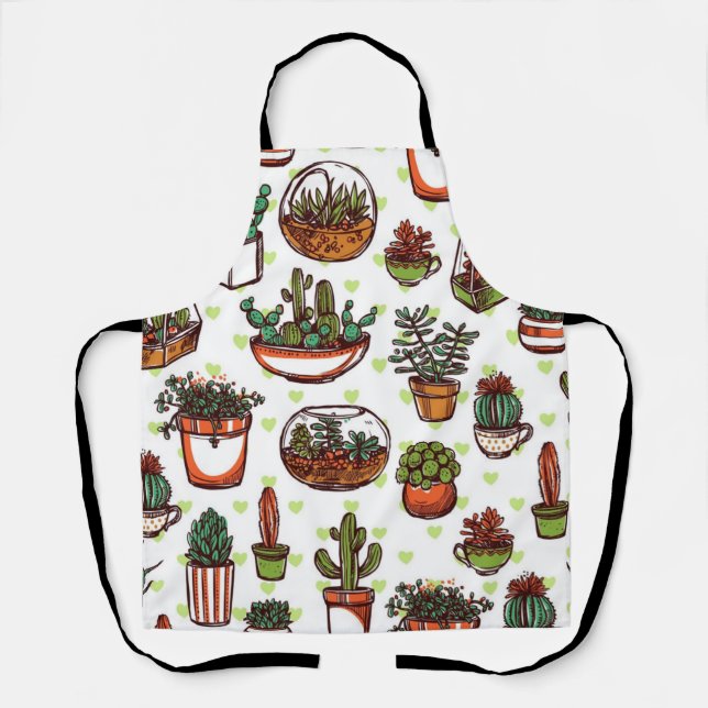 Plant pattern apron (Front)
