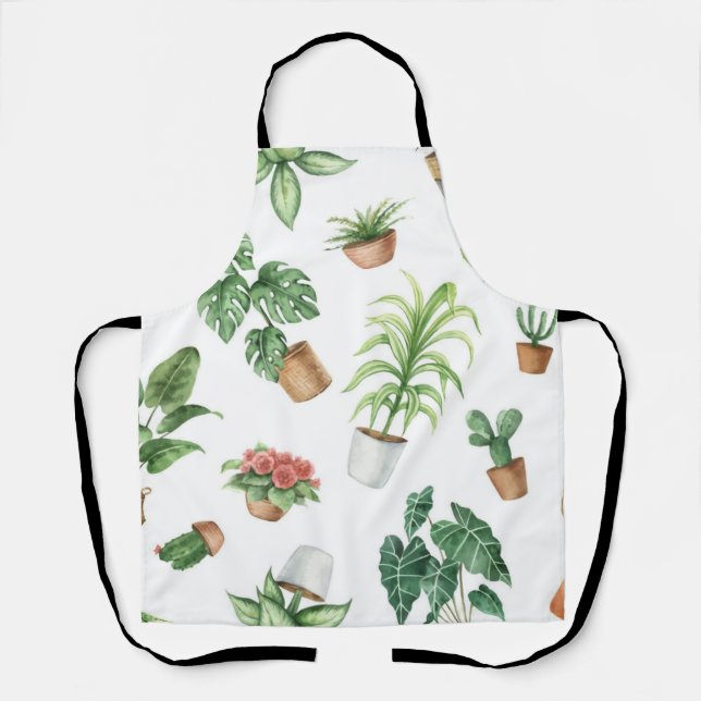 Plant pattern apron (Front)