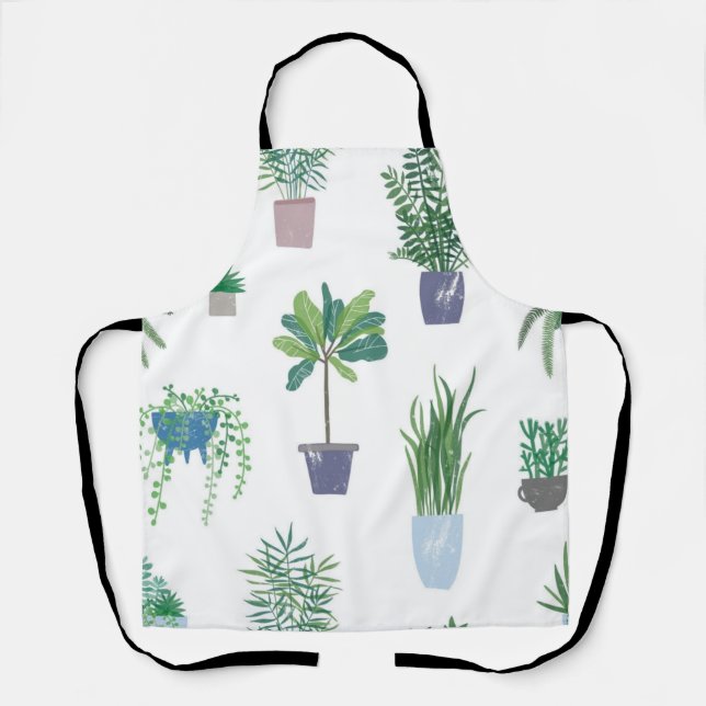 Plant pattern apron (Front)